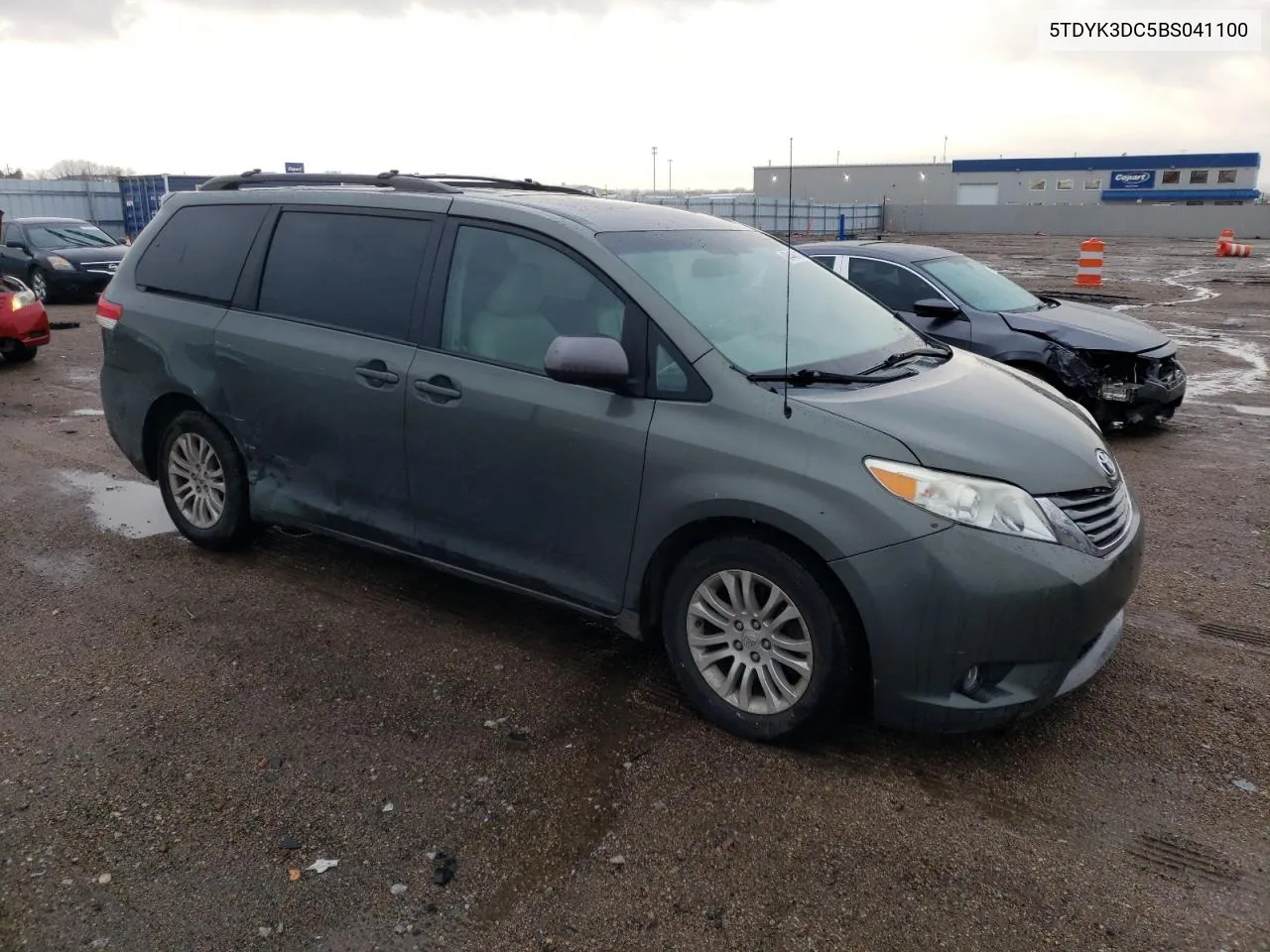 2011 Toyota Sienna Xle VIN: 5TDYK3DC5BS041100 Lot: 80448314