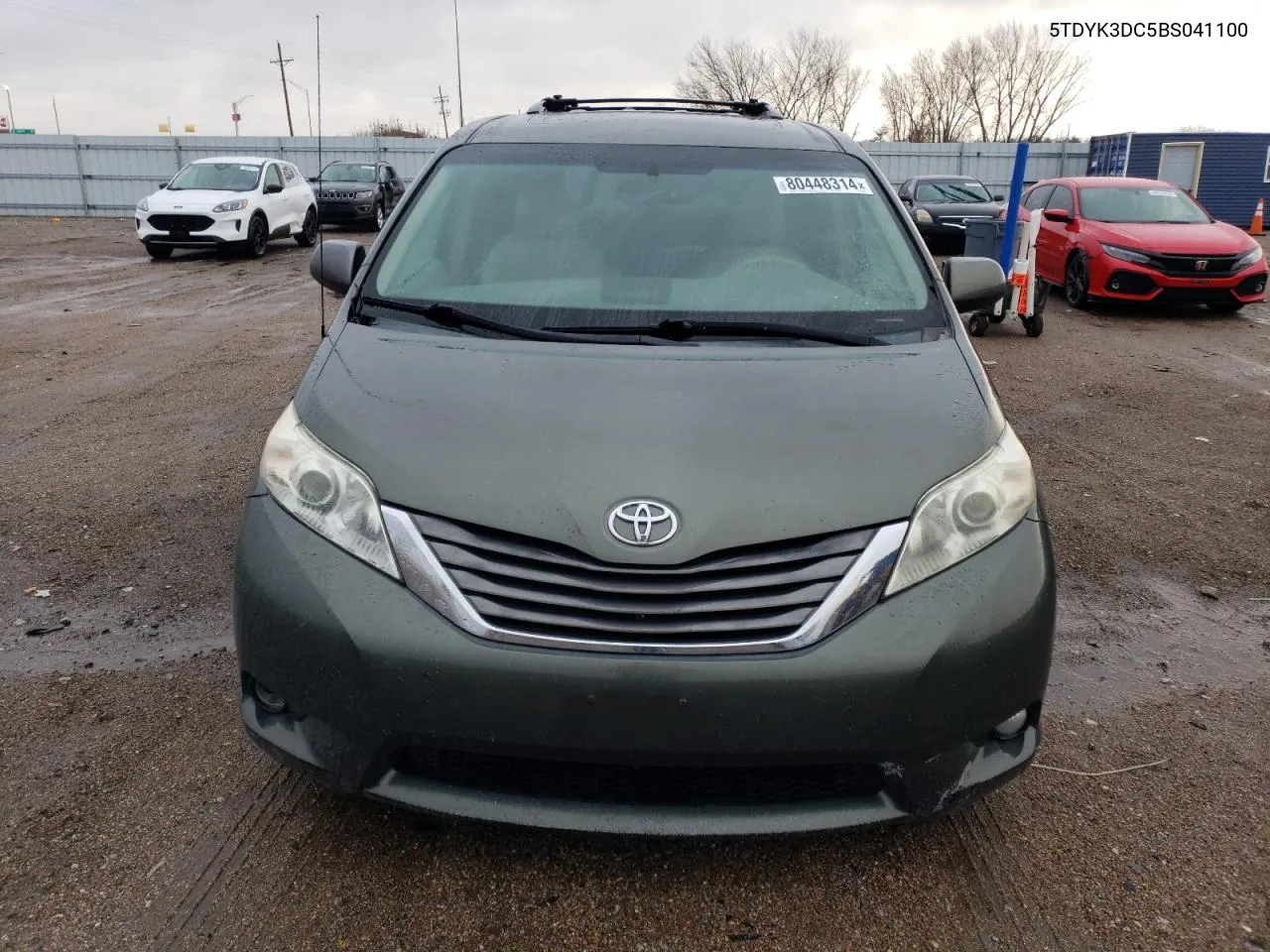 2011 Toyota Sienna Xle VIN: 5TDYK3DC5BS041100 Lot: 80448314