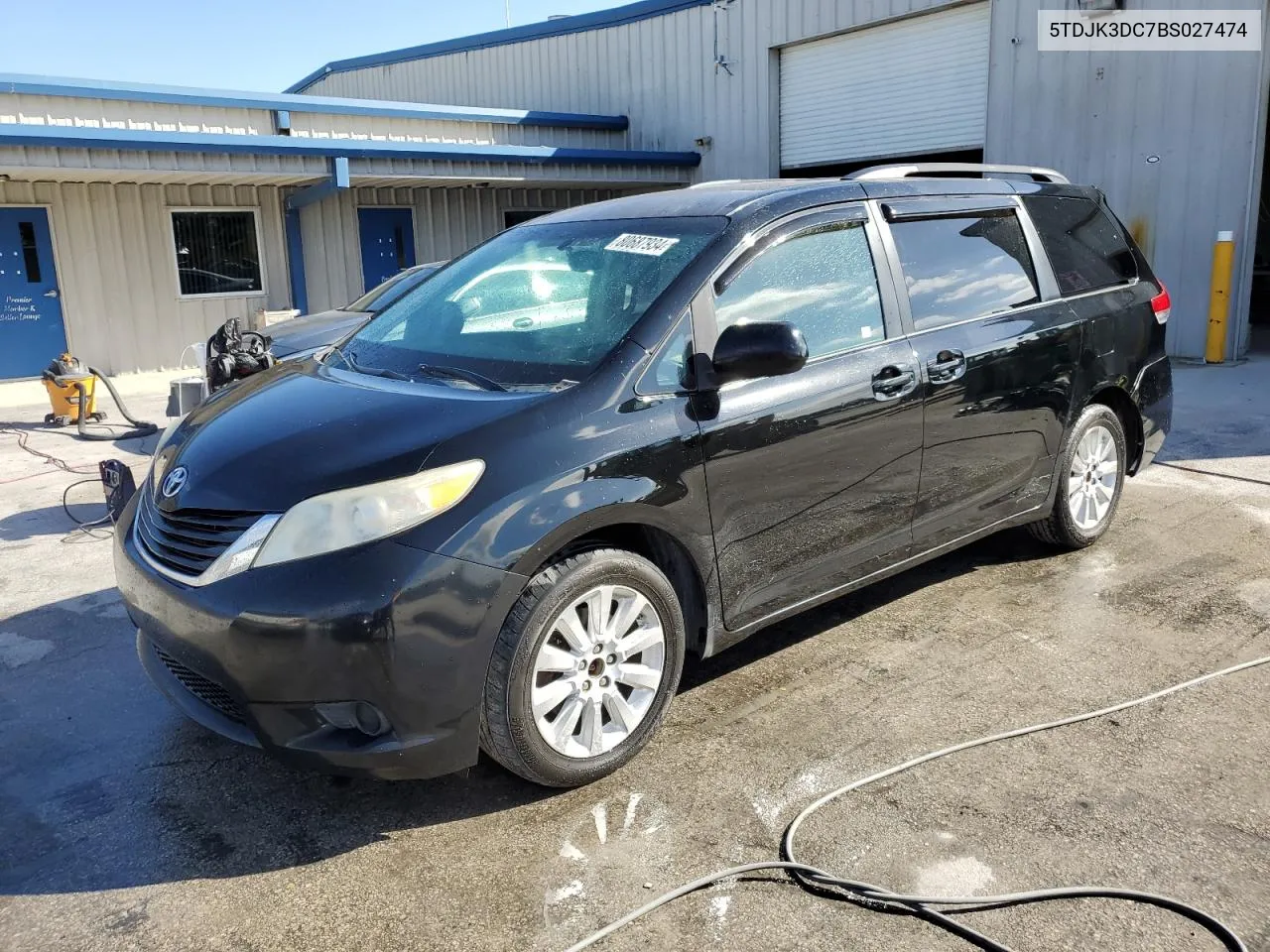 2011 Toyota Sienna Le VIN: 5TDJK3DC7BS027474 Lot: 80687934