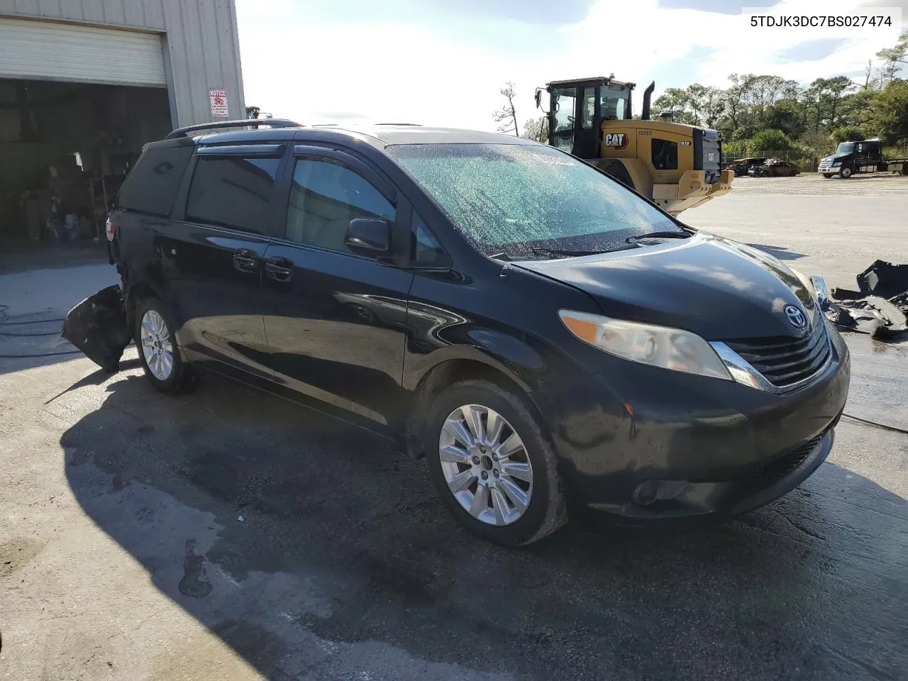 2011 Toyota Sienna Le VIN: 5TDJK3DC7BS027474 Lot: 80687934