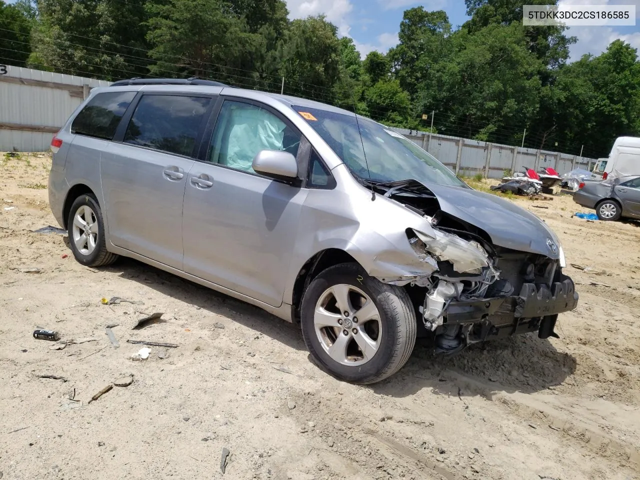 5TDKK3DC2CS186585 2012 Toyota Sienna Le