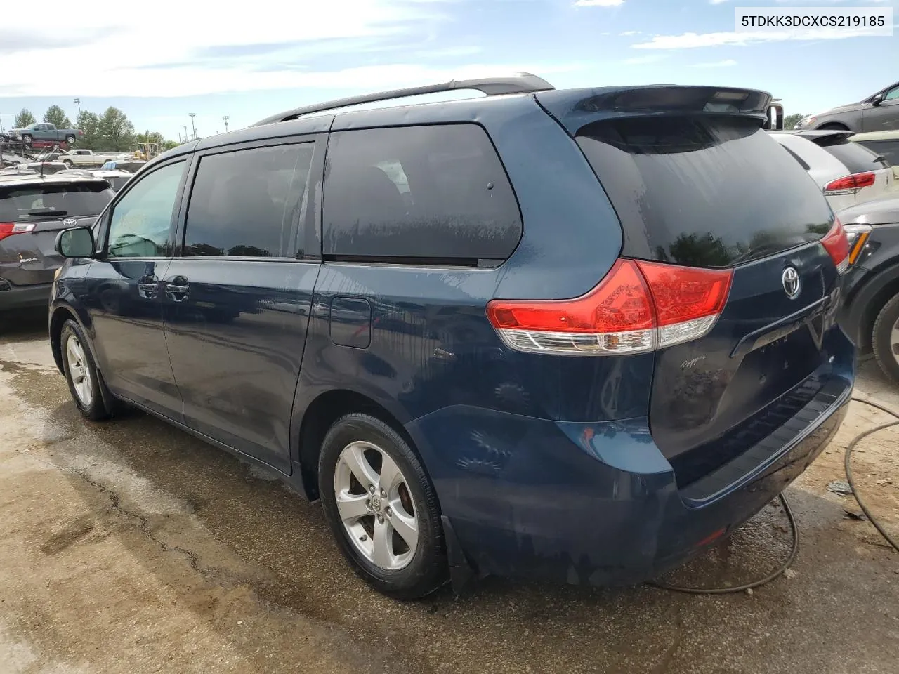 2012 Toyota Sienna Le VIN: 5TDKK3DCXCS219185 Lot: 59351694