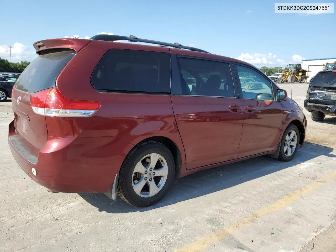 5TDKK3DC2CS247661 2012 Toyota Sienna Le