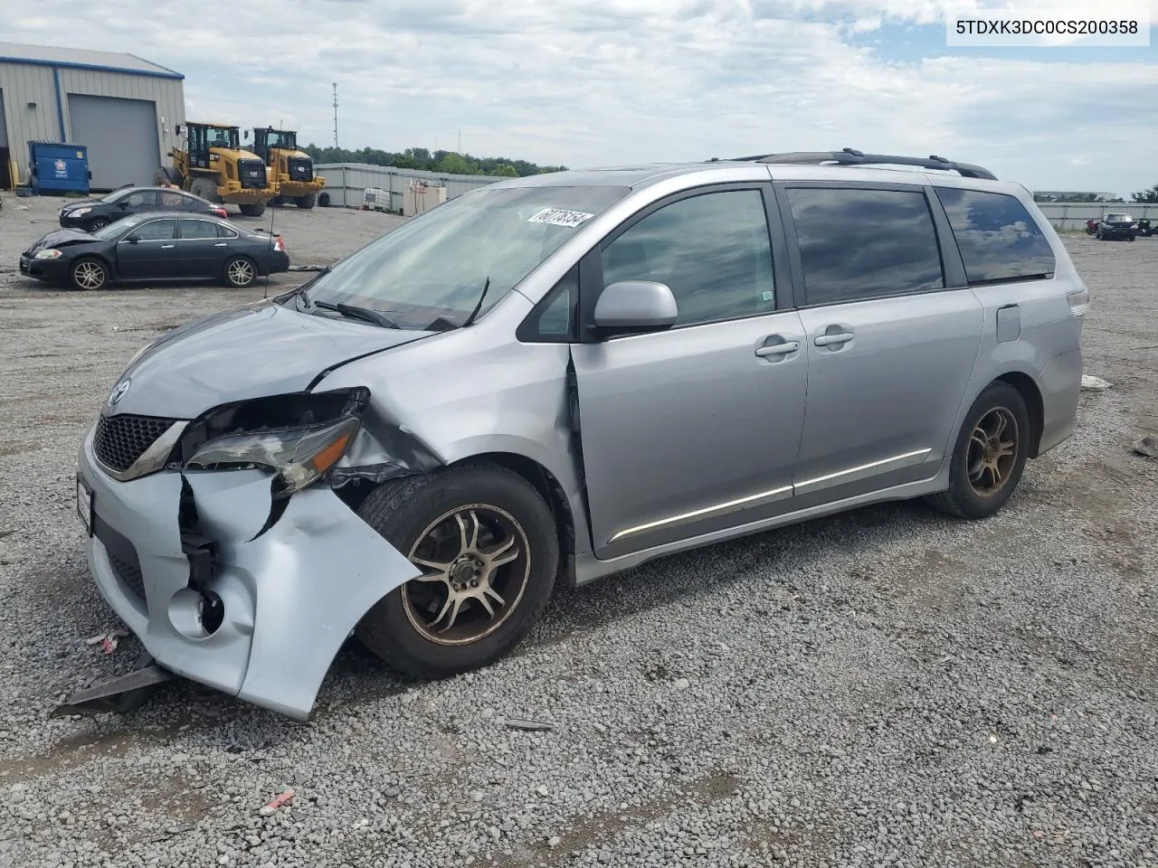 2012 Toyota Sienna Sport VIN: 5TDXK3DC0CS200358 Lot: 60776154