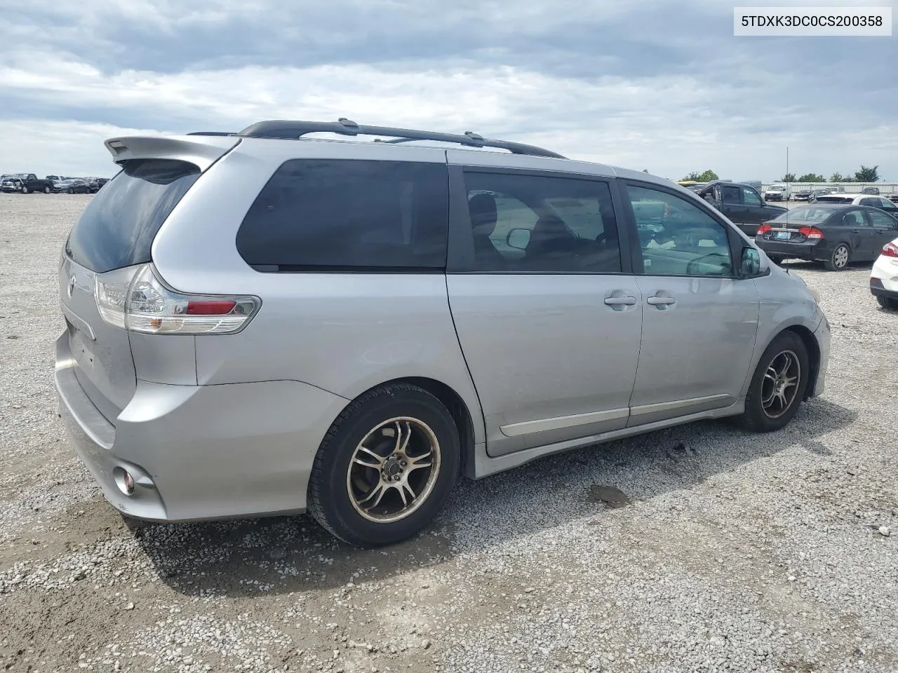 2012 Toyota Sienna Sport VIN: 5TDXK3DC0CS200358 Lot: 60776154