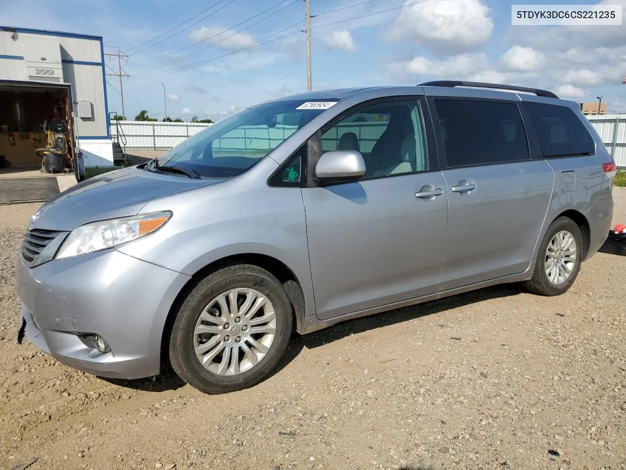 2012 Toyota Sienna Xle VIN: 5TDYK3DC6CS221235 Lot: 62565954