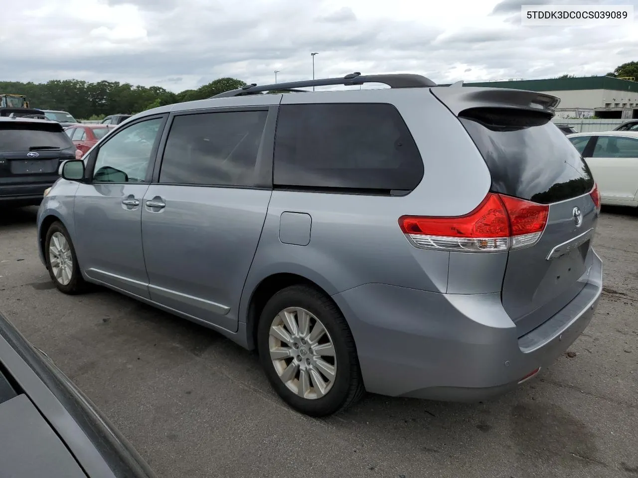 2012 Toyota Sienna Xle VIN: 5TDDK3DC0CS039089 Lot: 62674764