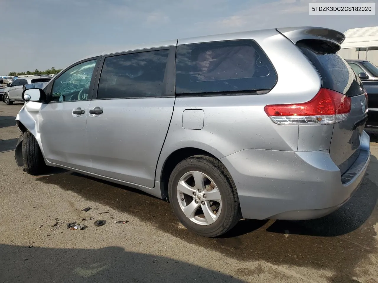 2012 Toyota Sienna VIN: 5TDZK3DC2CS182020 Lot: 64217524