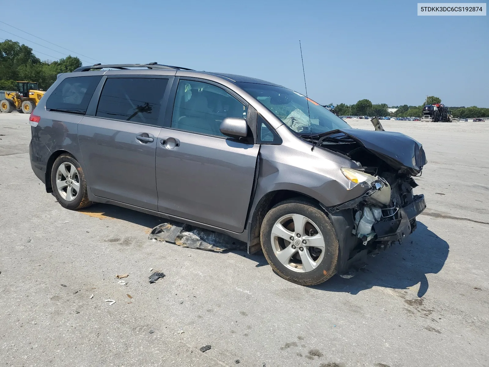 5TDKK3DC6CS192874 2012 Toyota Sienna Le