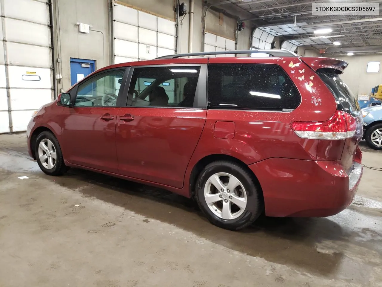 2012 Toyota Sienna Le VIN: 5TDKK3DC0CS205697 Lot: 65948714