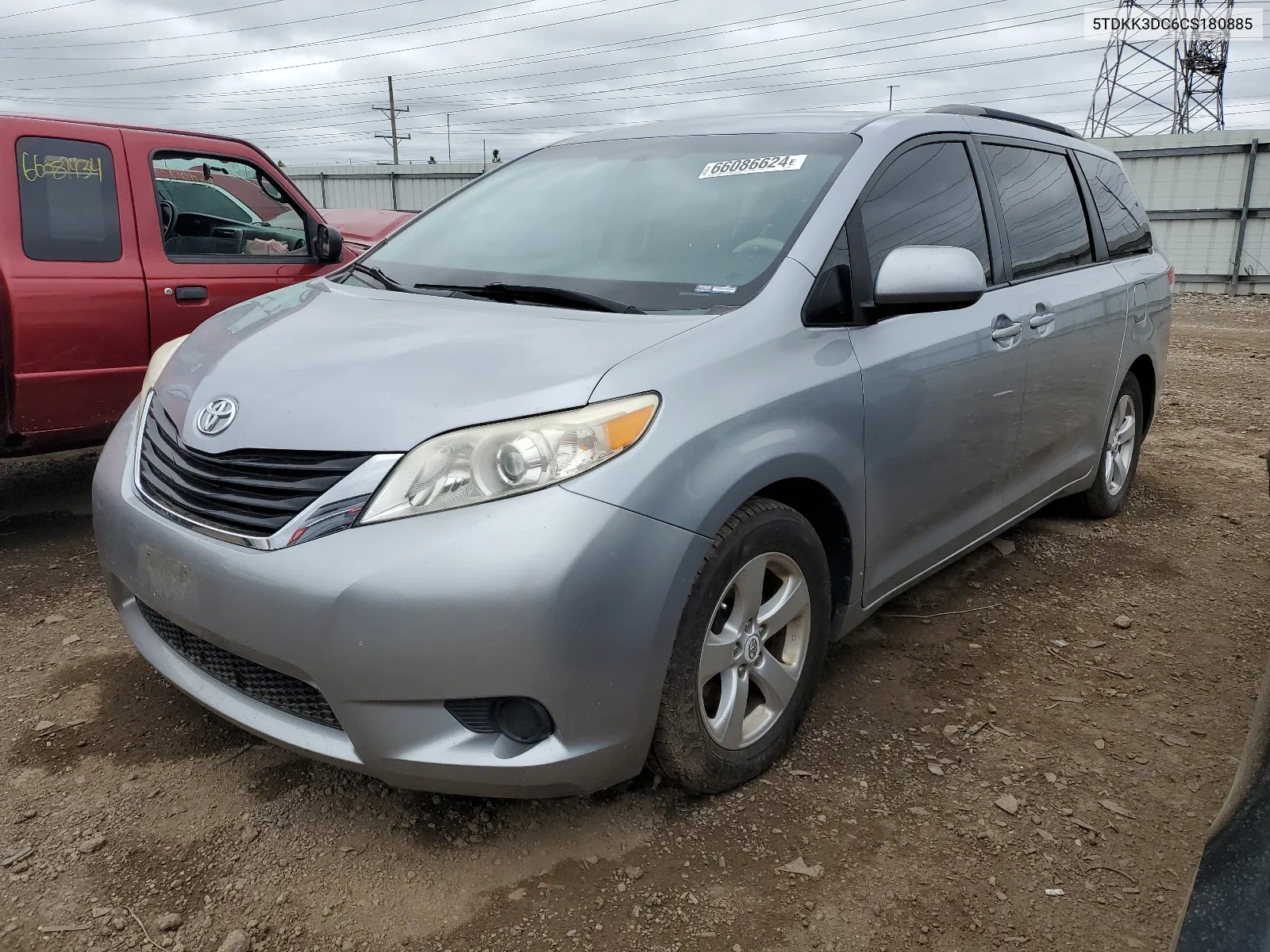 5TDKK3DC6CS180885 2012 Toyota Sienna Le