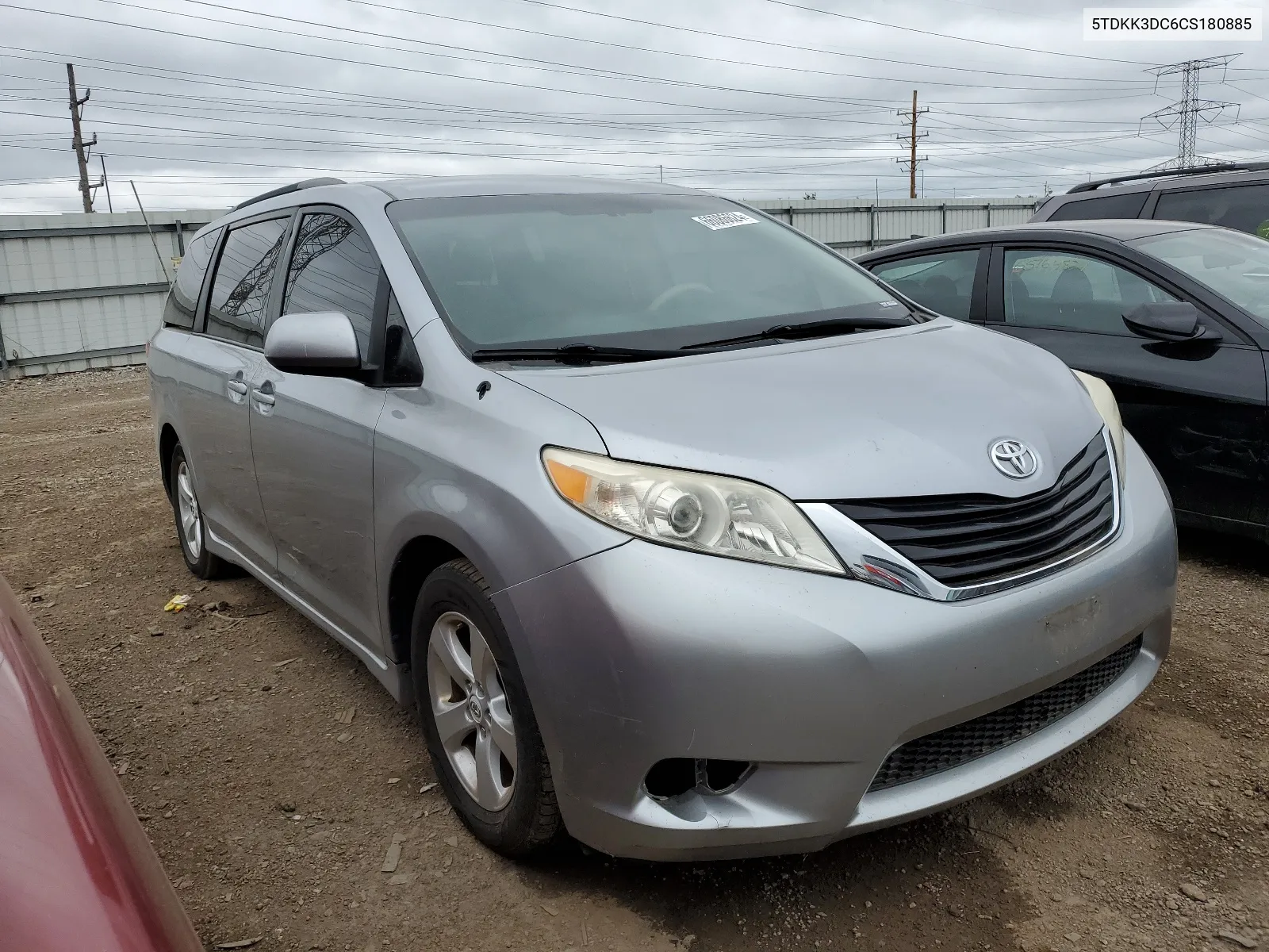 5TDKK3DC6CS180885 2012 Toyota Sienna Le