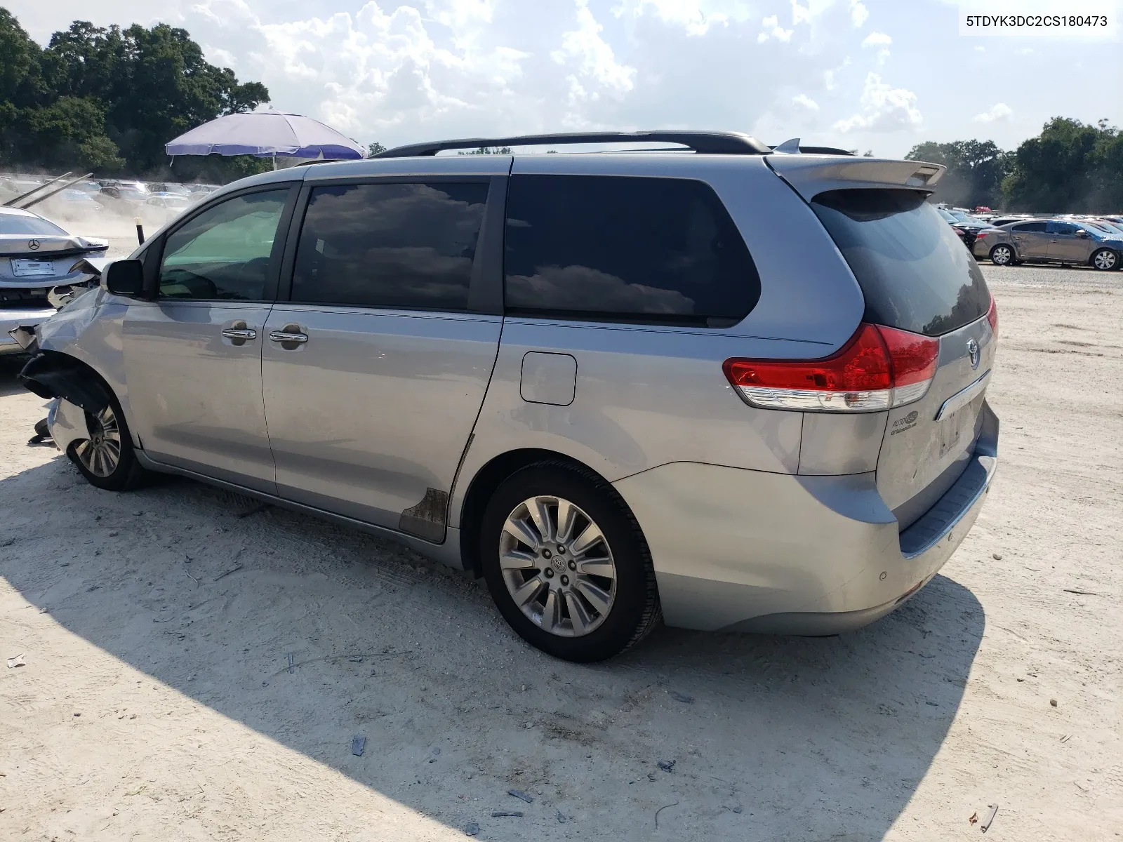 2012 Toyota Sienna Xle VIN: 5TDYK3DC2CS180473 Lot: 66319184