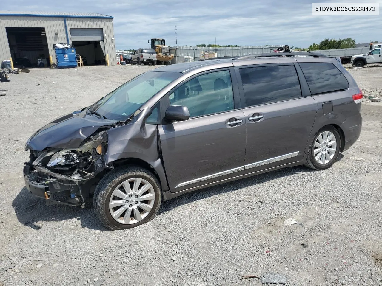 2012 Toyota Sienna Xle VIN: 5TDYK3DC6CS238472 Lot: 67773554