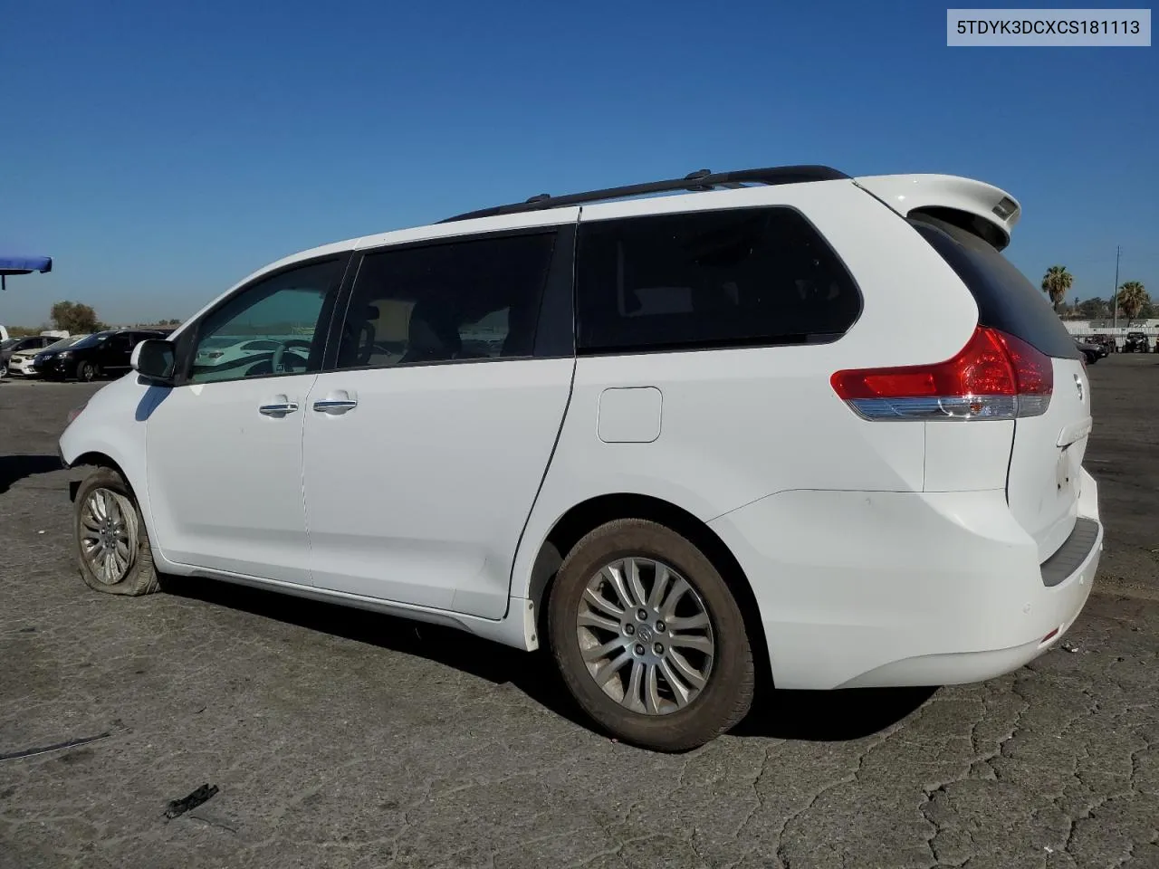 2012 Toyota Sienna Xle VIN: 5TDYK3DCXCS181113 Lot: 68684394