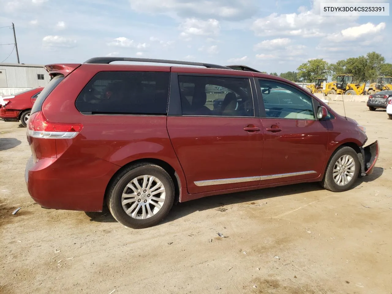 5TDYK3DC4CS253391 2012 Toyota Sienna Xle