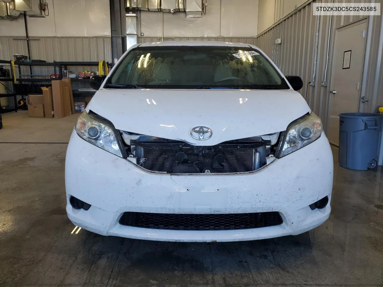 2012 Toyota Sienna VIN: 5TDZK3DC5CS243585 Lot: 70705664