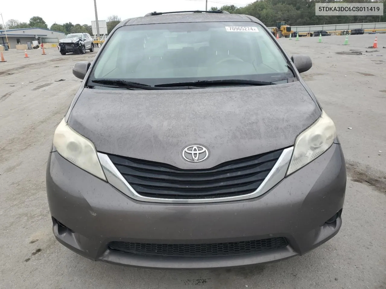 5TDKA3DC6CS011419 2012 Toyota Sienna Base