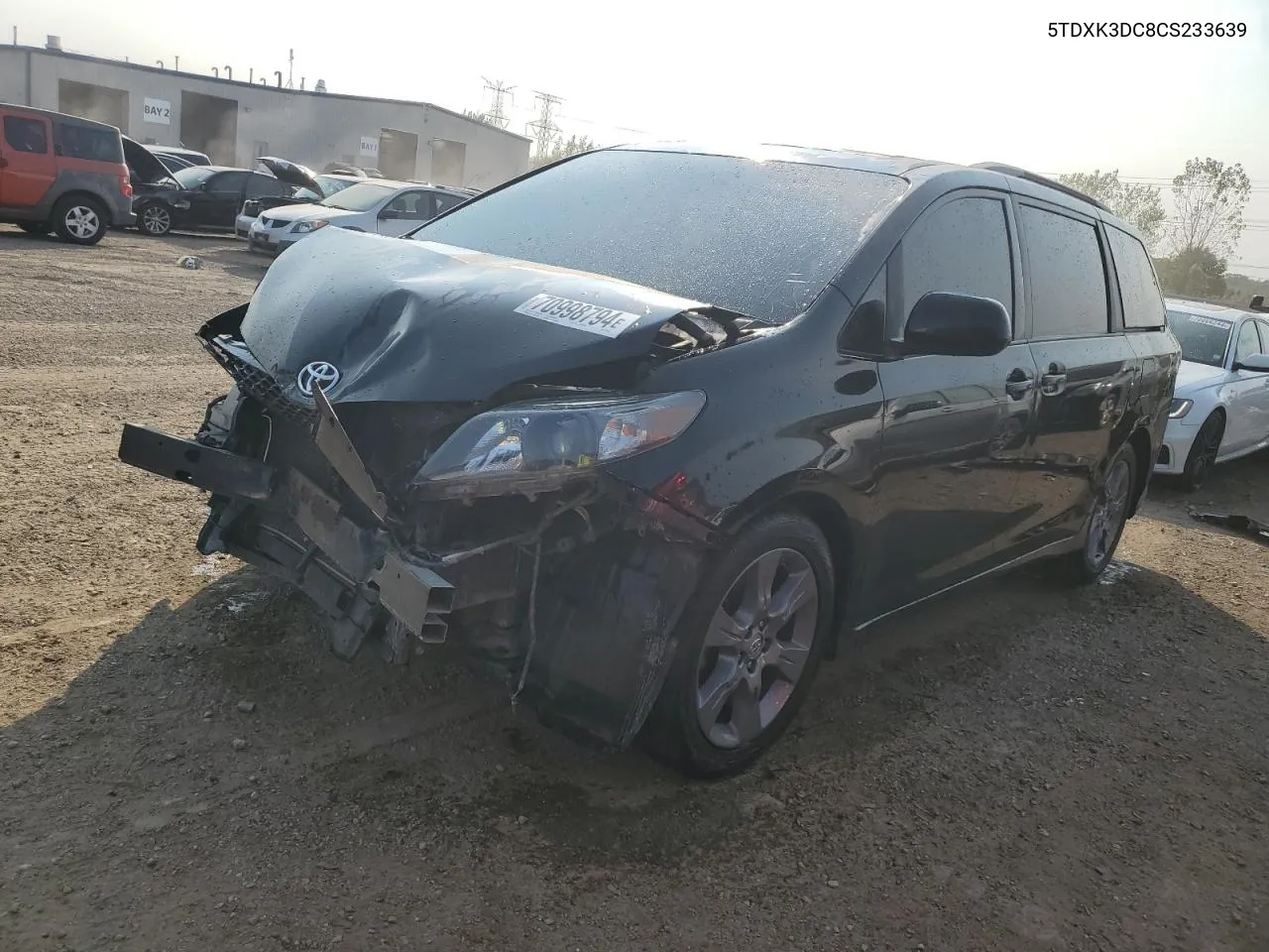 5TDXK3DC8CS233639 2012 Toyota Sienna Sport