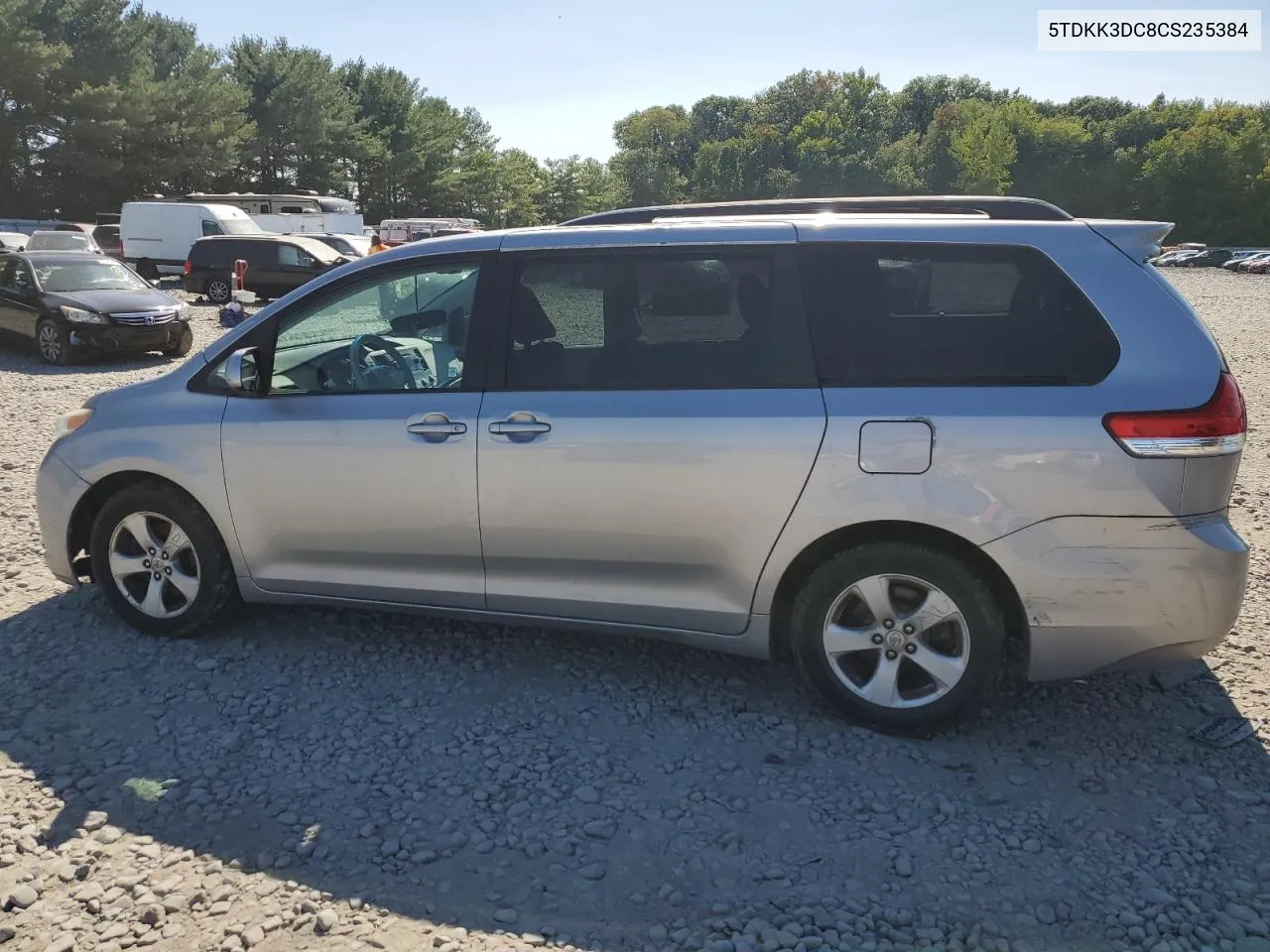 2012 Toyota Sienna Le VIN: 5TDKK3DC8CS235384 Lot: 70999314