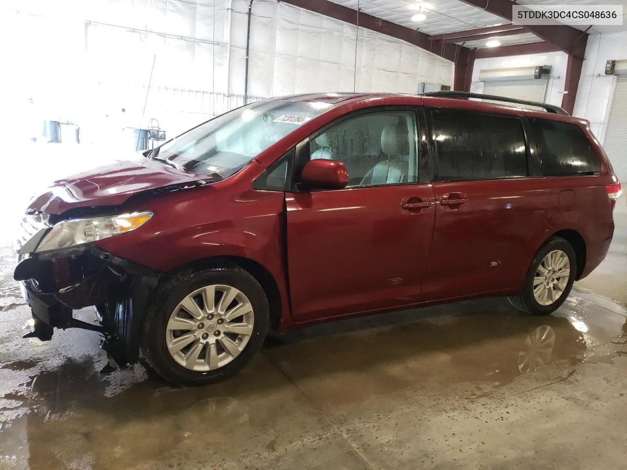 2012 Toyota Sienna Xle VIN: 5TDDK3DC4CS048636 Lot: 71201284