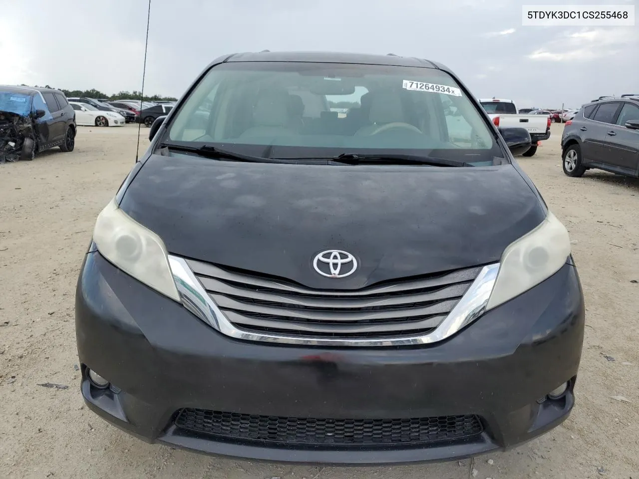 5TDYK3DC1CS255468 2012 Toyota Sienna Xle