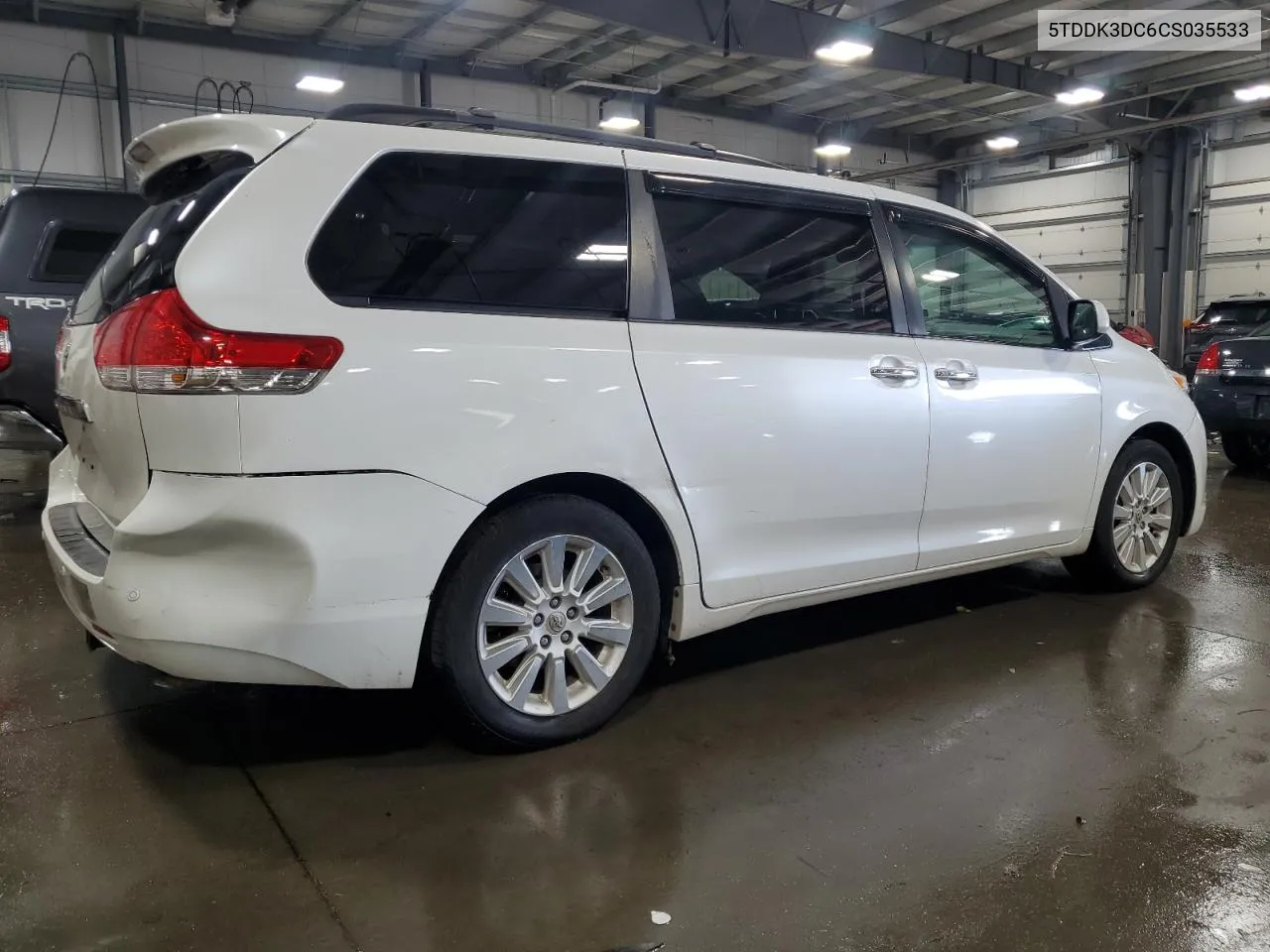 2012 Toyota Sienna Xle VIN: 5TDDK3DC6CS035533 Lot: 71282504