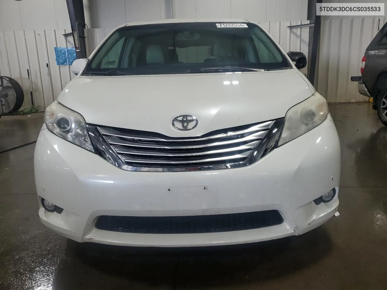 5TDDK3DC6CS035533 2012 Toyota Sienna Xle