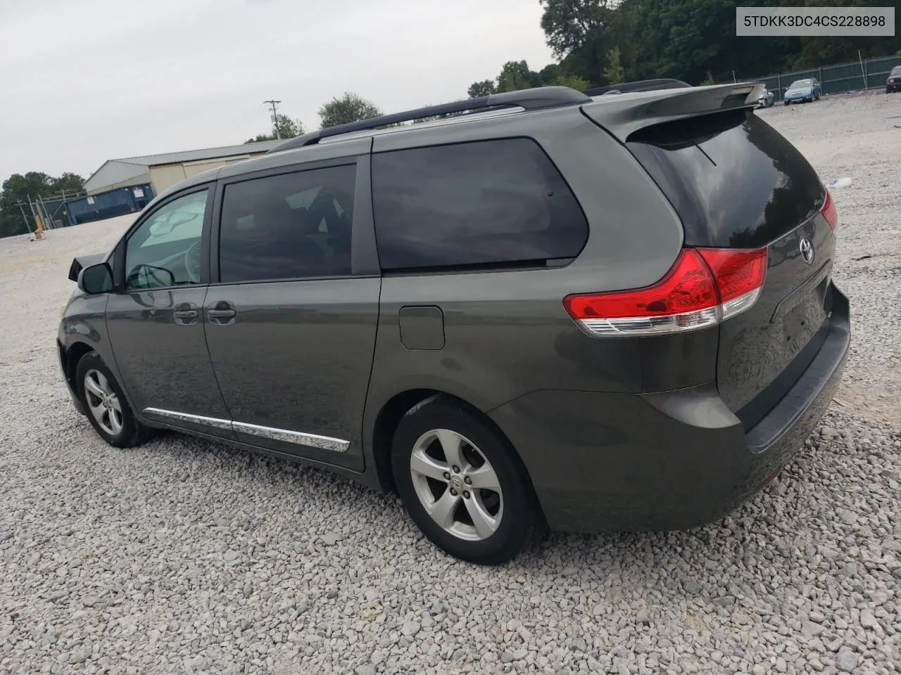 2012 Toyota Sienna Le VIN: 5TDKK3DC4CS228898 Lot: 71375074