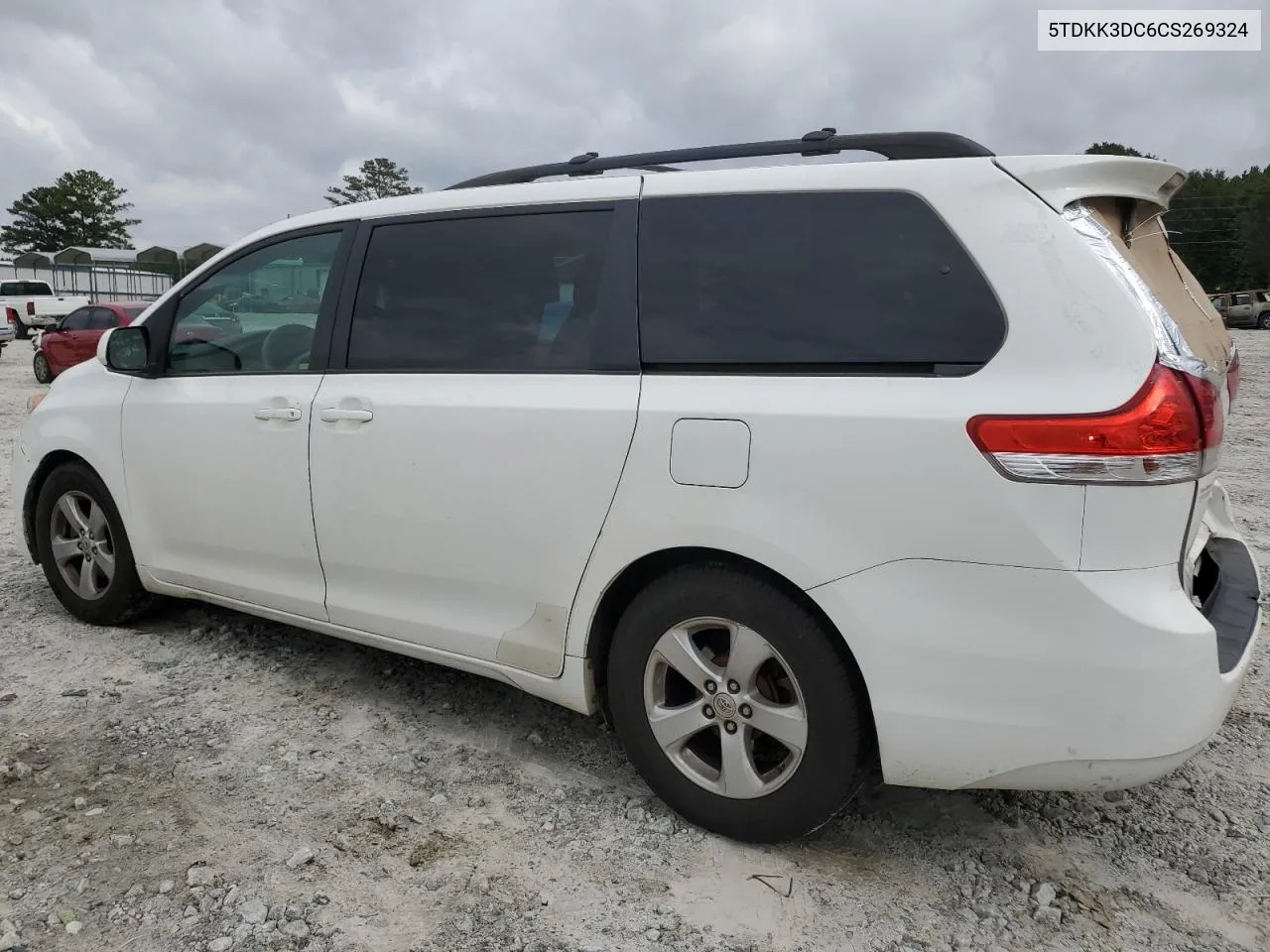 2012 Toyota Sienna Le VIN: 5TDKK3DC6CS269324 Lot: 71403004