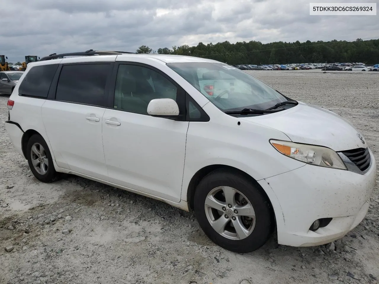 5TDKK3DC6CS269324 2012 Toyota Sienna Le