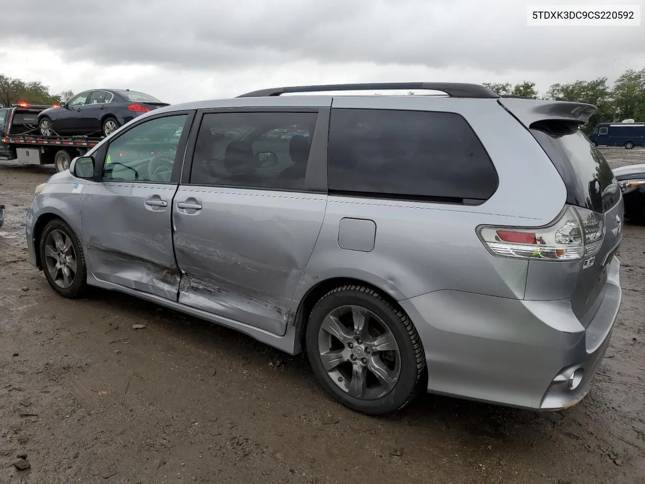 2012 Toyota Sienna Sport VIN: 5TDXK3DC9CS220592 Lot: 72175374