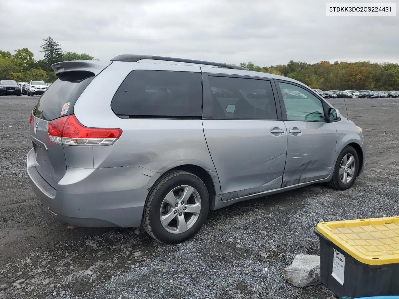 5TDKK3DC2CS224431 2012 Toyota Sienna Le