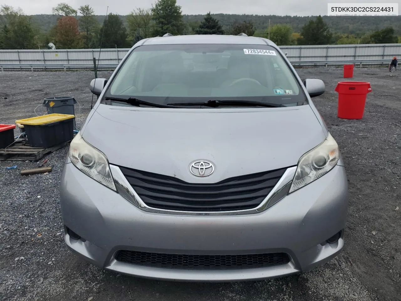 5TDKK3DC2CS224431 2012 Toyota Sienna Le