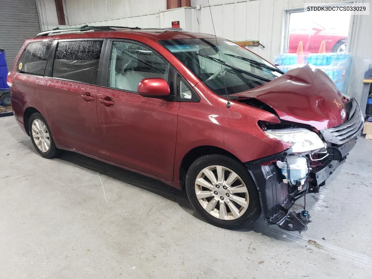 2012 Toyota Sienna Xle VIN: 5TDDK3DC7CS033029 Lot: 72920394