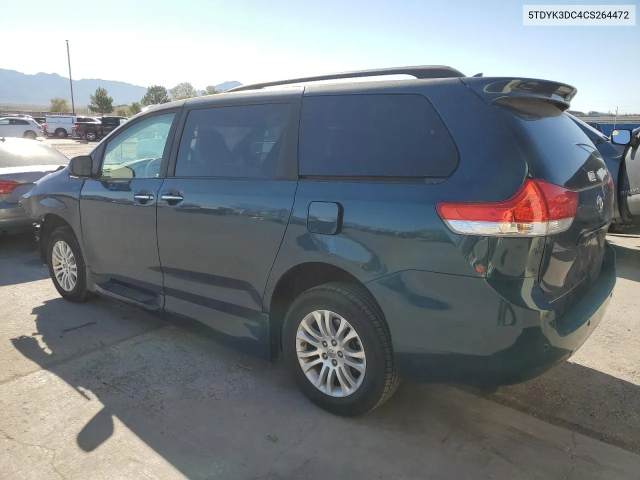 2012 Toyota Sienna Xle VIN: 5TDYK3DC4CS264472 Lot: 72973444