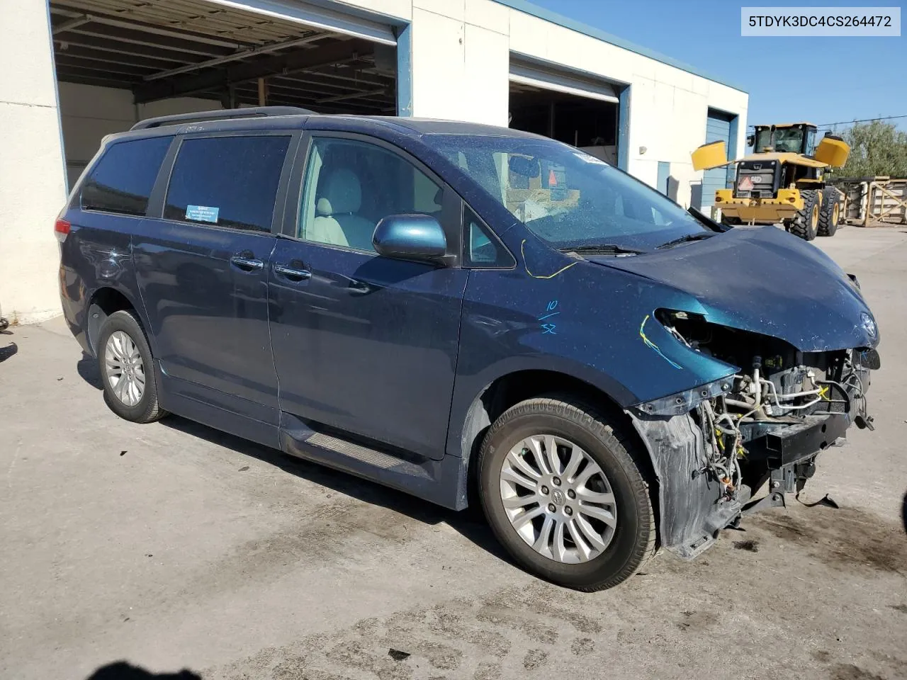 2012 Toyota Sienna Xle VIN: 5TDYK3DC4CS264472 Lot: 72973444