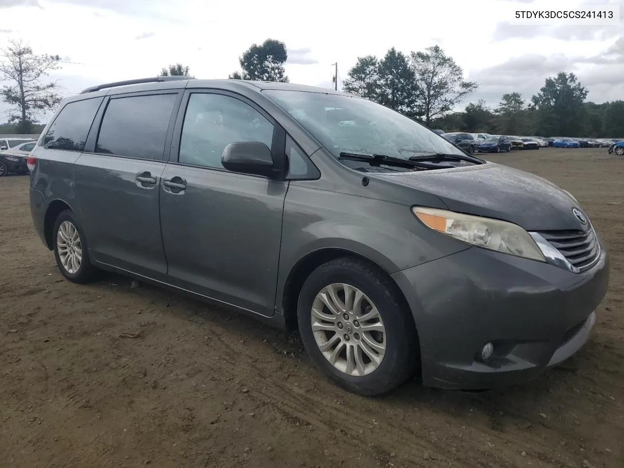 2012 Toyota Sienna Xle VIN: 5TDYK3DC5CS241413 Lot: 72989094