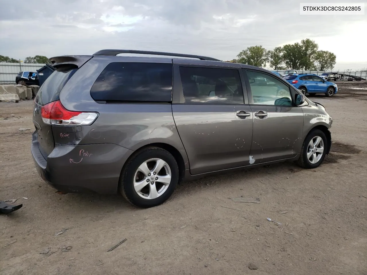 5TDKK3DC8CS242805 2012 Toyota Sienna Le