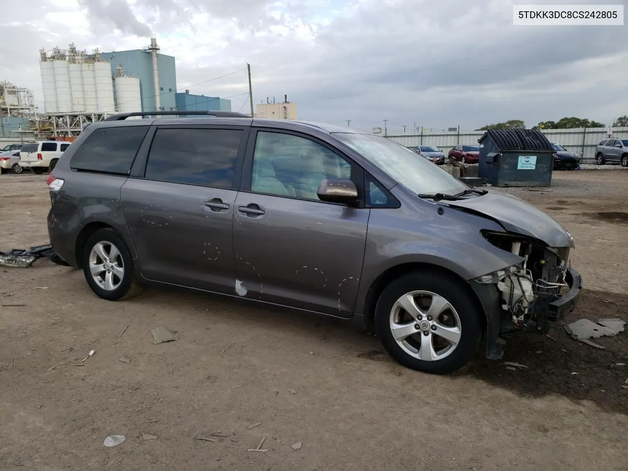 5TDKK3DC8CS242805 2012 Toyota Sienna Le