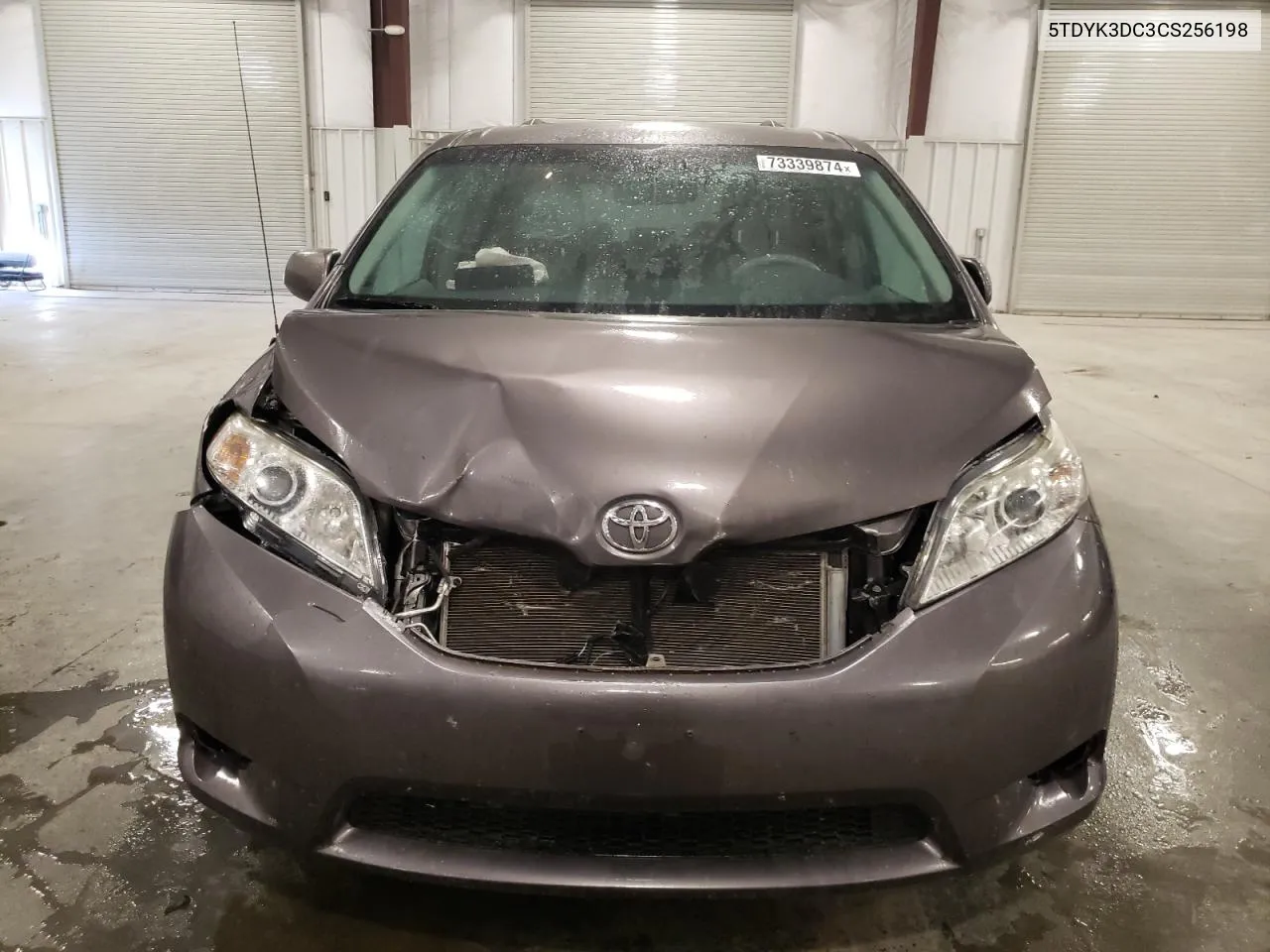 2012 Toyota Sienna Xle VIN: 5TDYK3DC3CS256198 Lot: 73339874