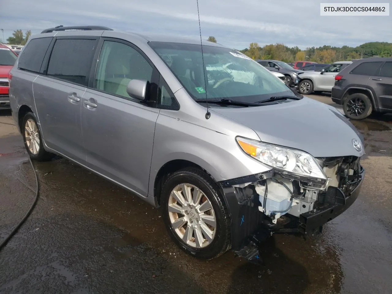 2012 Toyota Sienna Le VIN: 5TDJK3DC0CS044862 Lot: 73471694