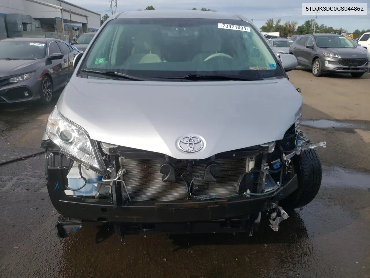 5TDJK3DC0CS044862 2012 Toyota Sienna Le