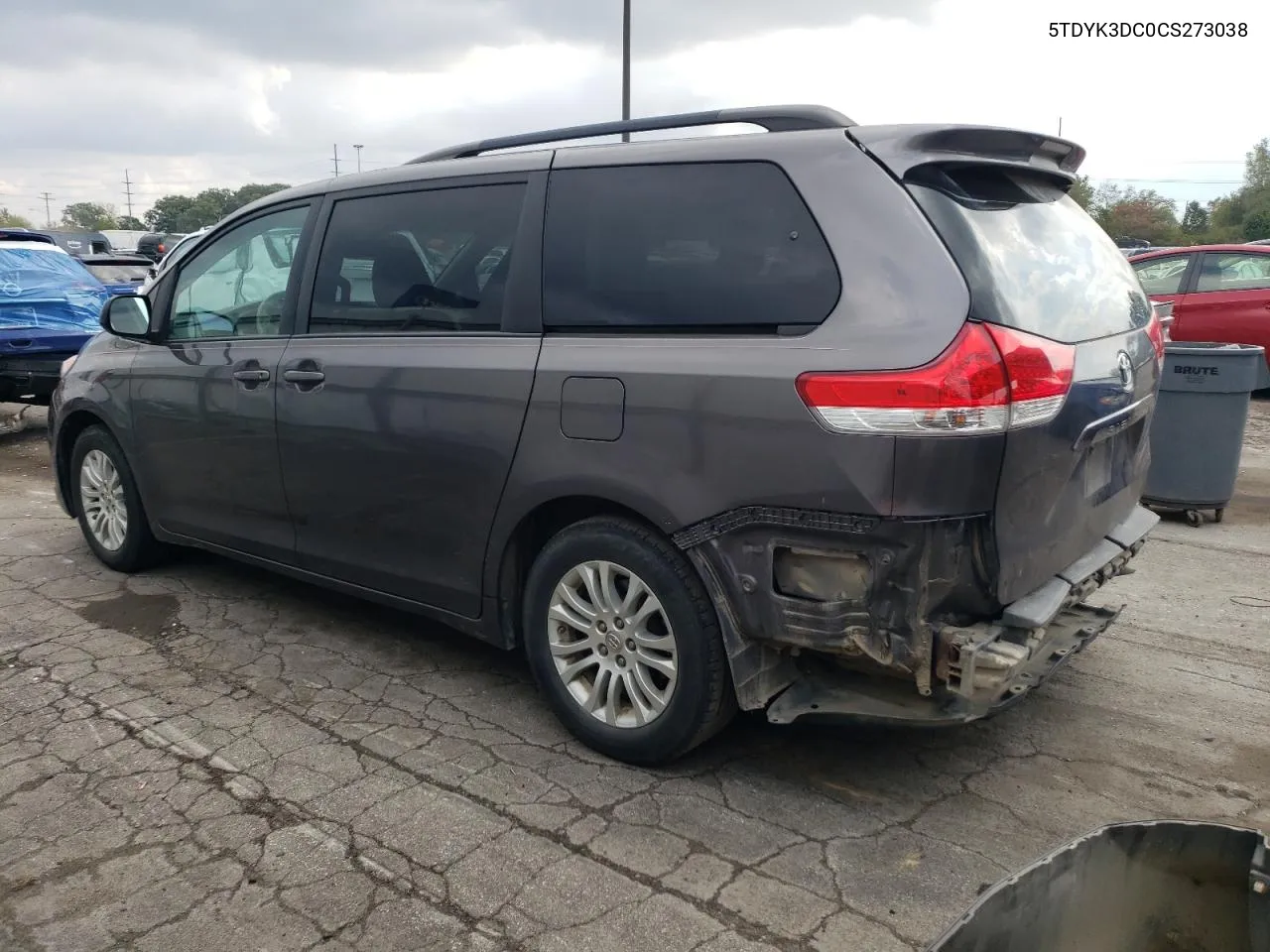 2012 Toyota Sienna Xle VIN: 5TDYK3DC0CS273038 Lot: 73942974