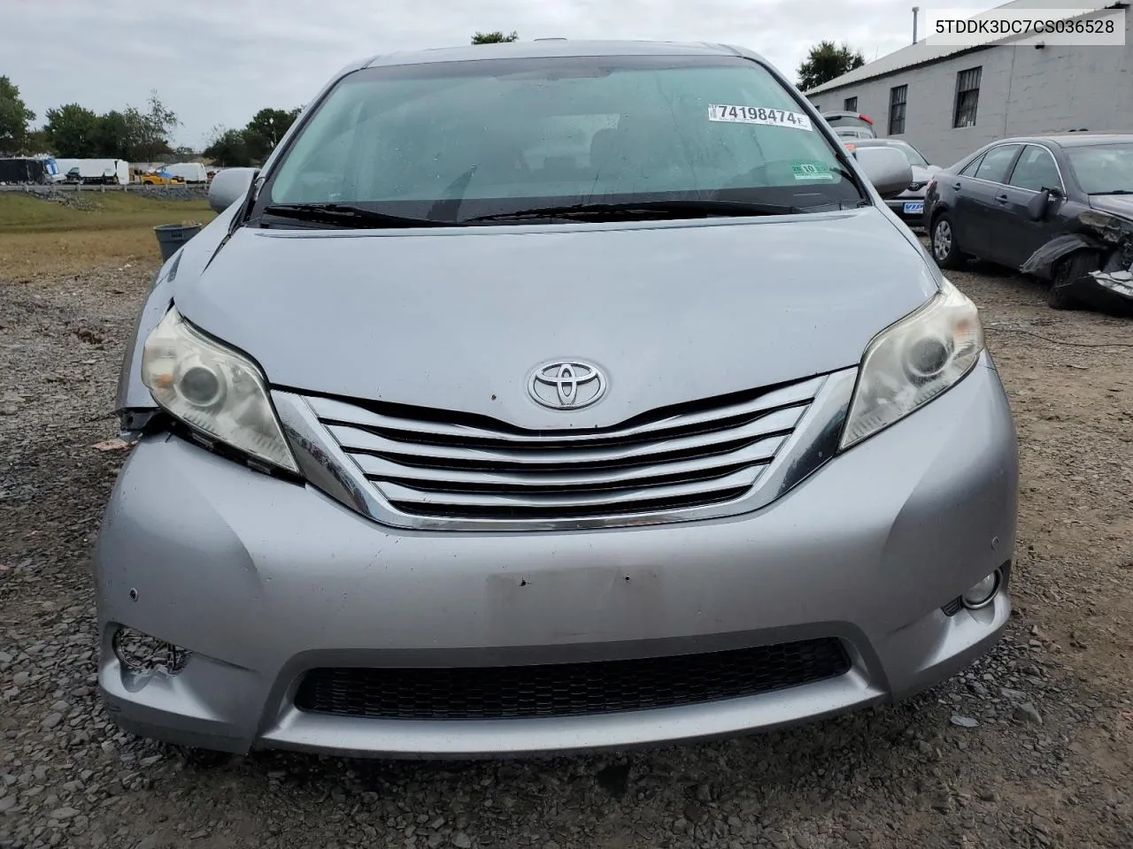 2012 Toyota Sienna Xle VIN: 5TDDK3DC7CS036528 Lot: 74198474