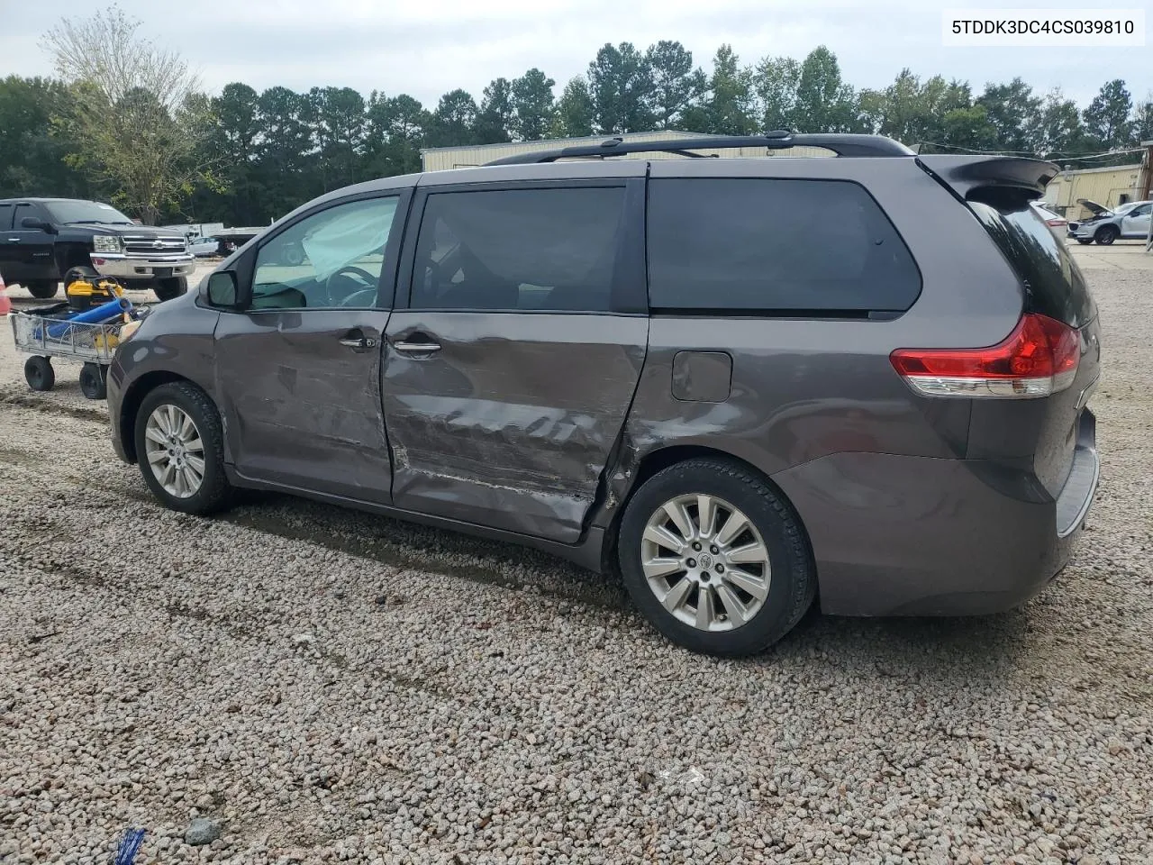 2012 Toyota Sienna Xle VIN: 5TDDK3DC4CS039810 Lot: 74528694