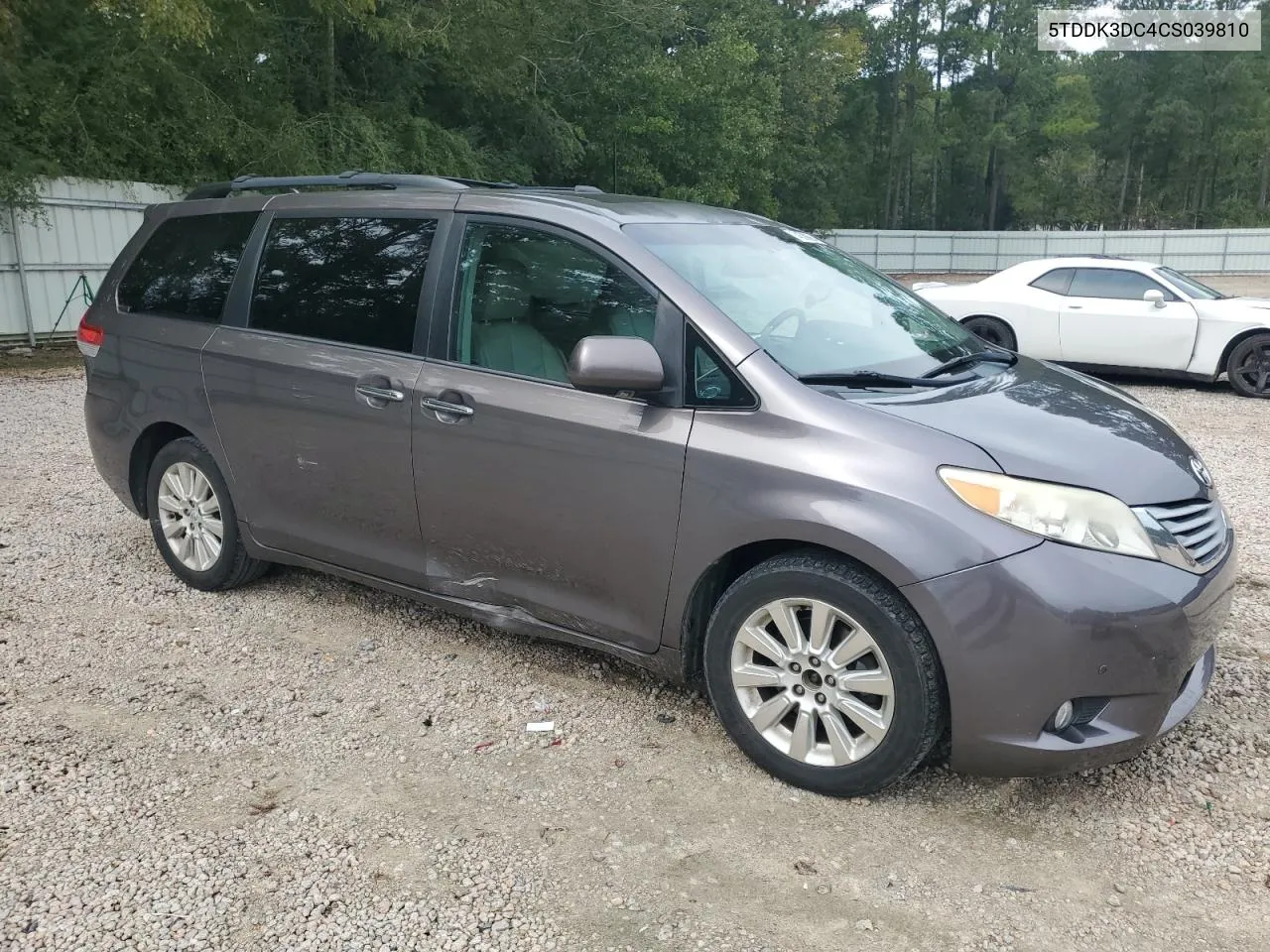 2012 Toyota Sienna Xle VIN: 5TDDK3DC4CS039810 Lot: 74528694