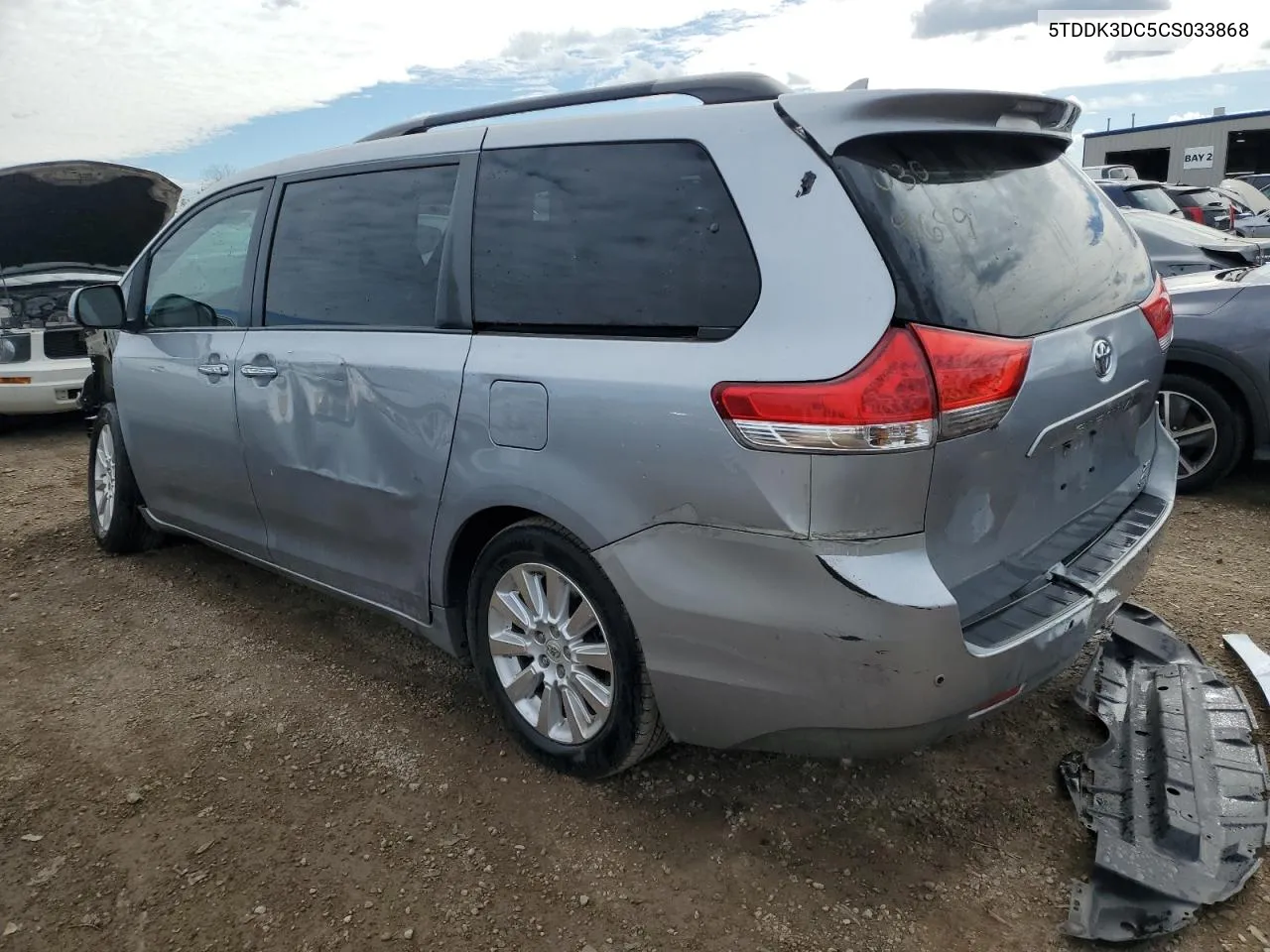 2012 Toyota Sienna Xle VIN: 5TDDK3DC5CS033868 Lot: 74727814