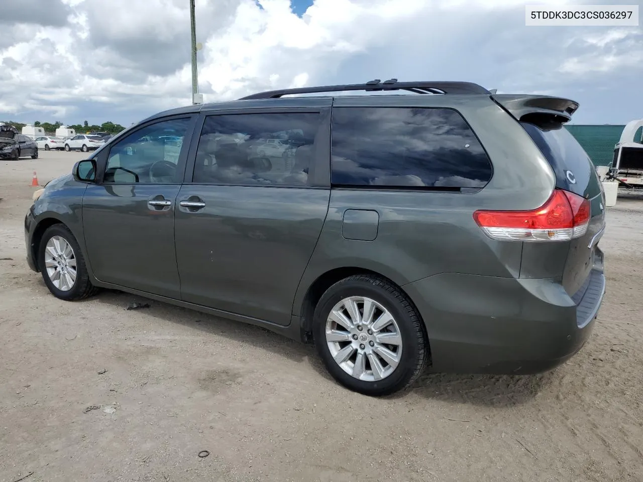 2012 Toyota Sienna Xle VIN: 5TDDK3DC3CS036297 Lot: 74731774