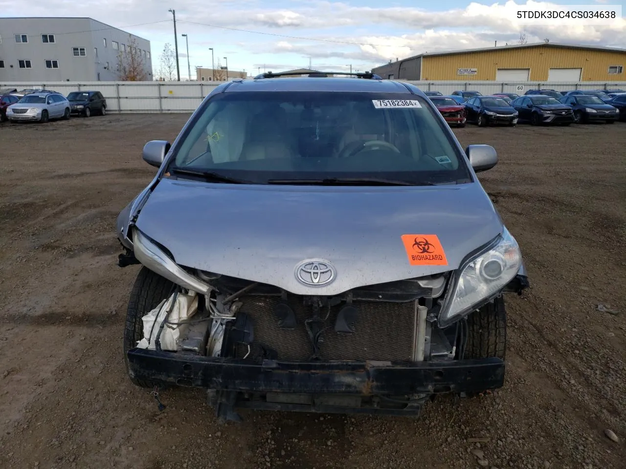 5TDDK3DC4CS034638 2012 Toyota Sienna Xle